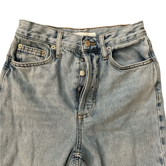 Topshop Light Wash Straight High Waisted jeans size 26 - Picture 2 of 7